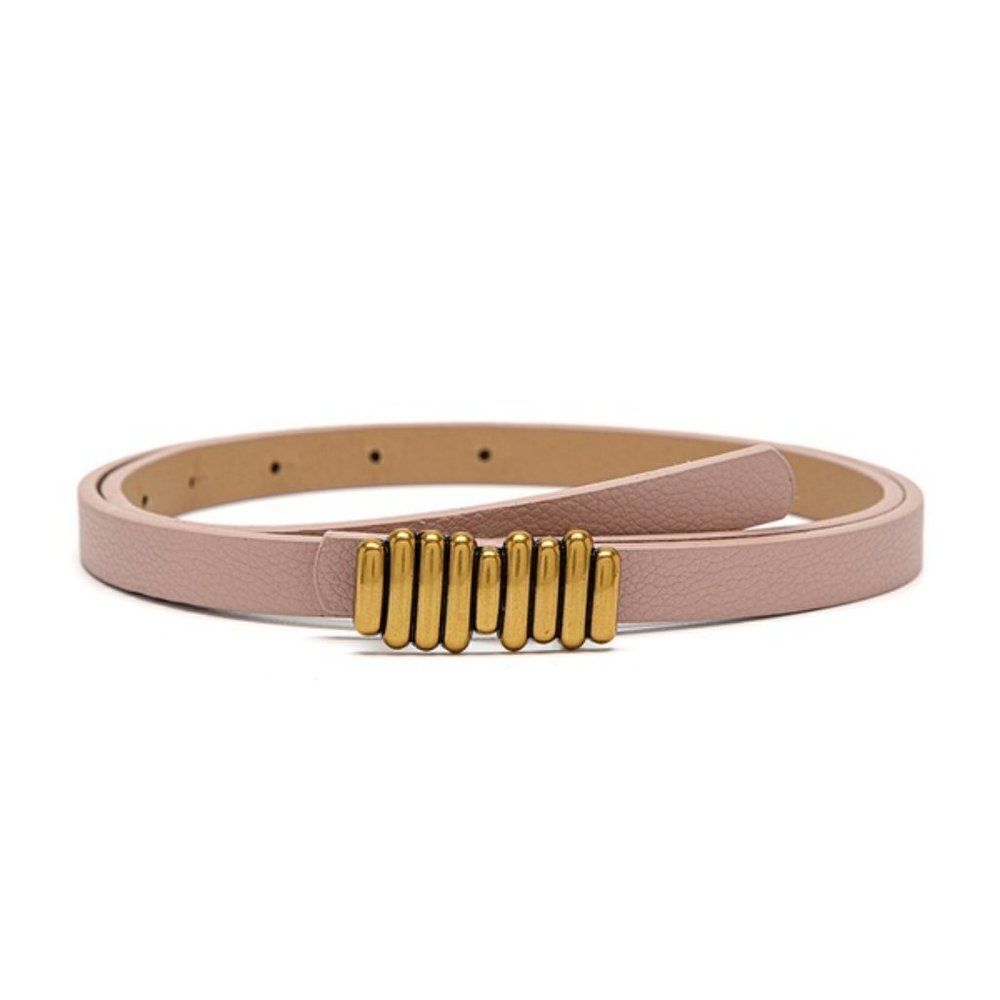 Pink Ladies Unique Skinny Belt